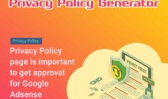 Google Adsense Privacy Policy Generator