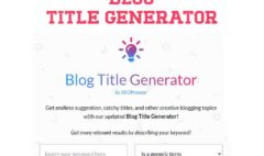 SEOPressor blog title generator