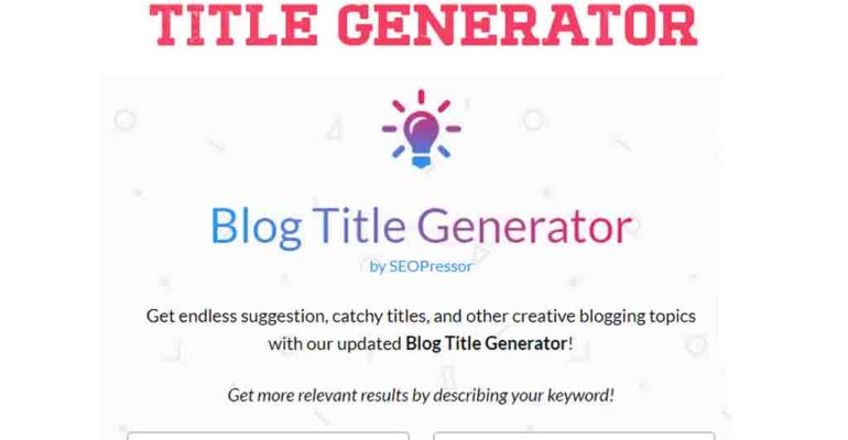 SEOPressor blog title generator