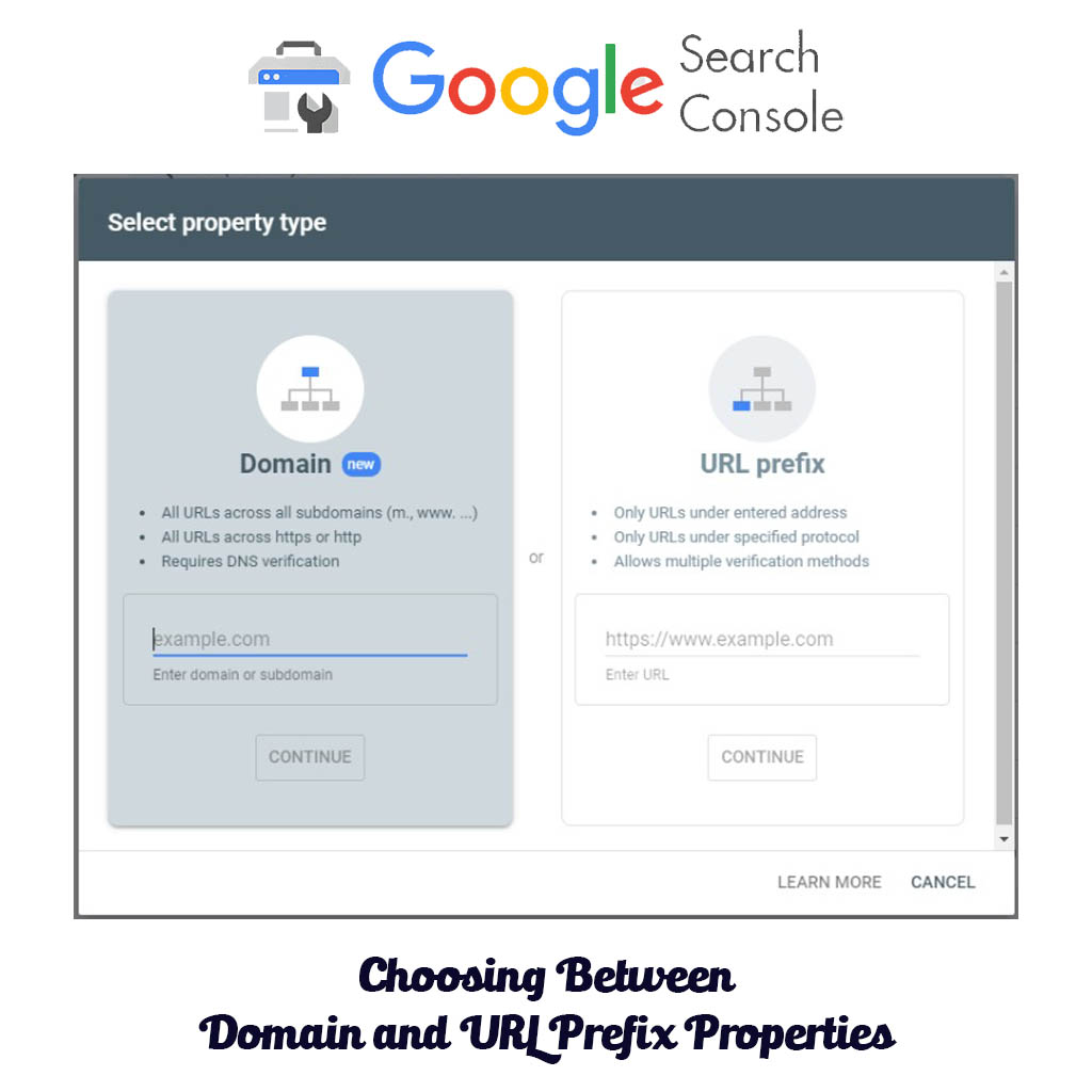 Domain and URL Prefix Properties